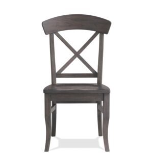 Harper X-back Side Chair in Matte Black