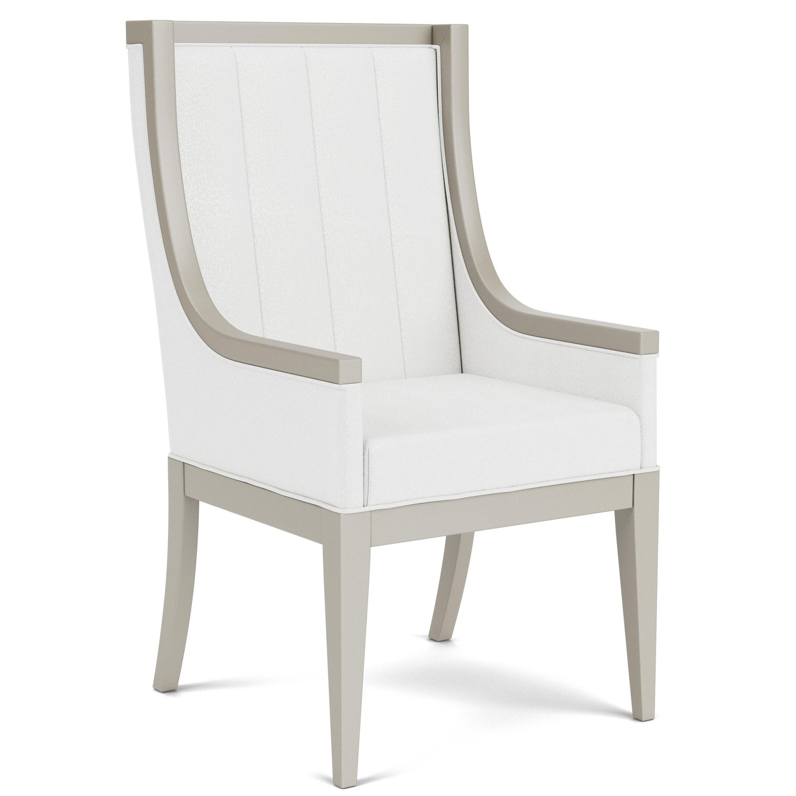 Hepburn Upholstered Host Chair in Platinum Drift - Image 5