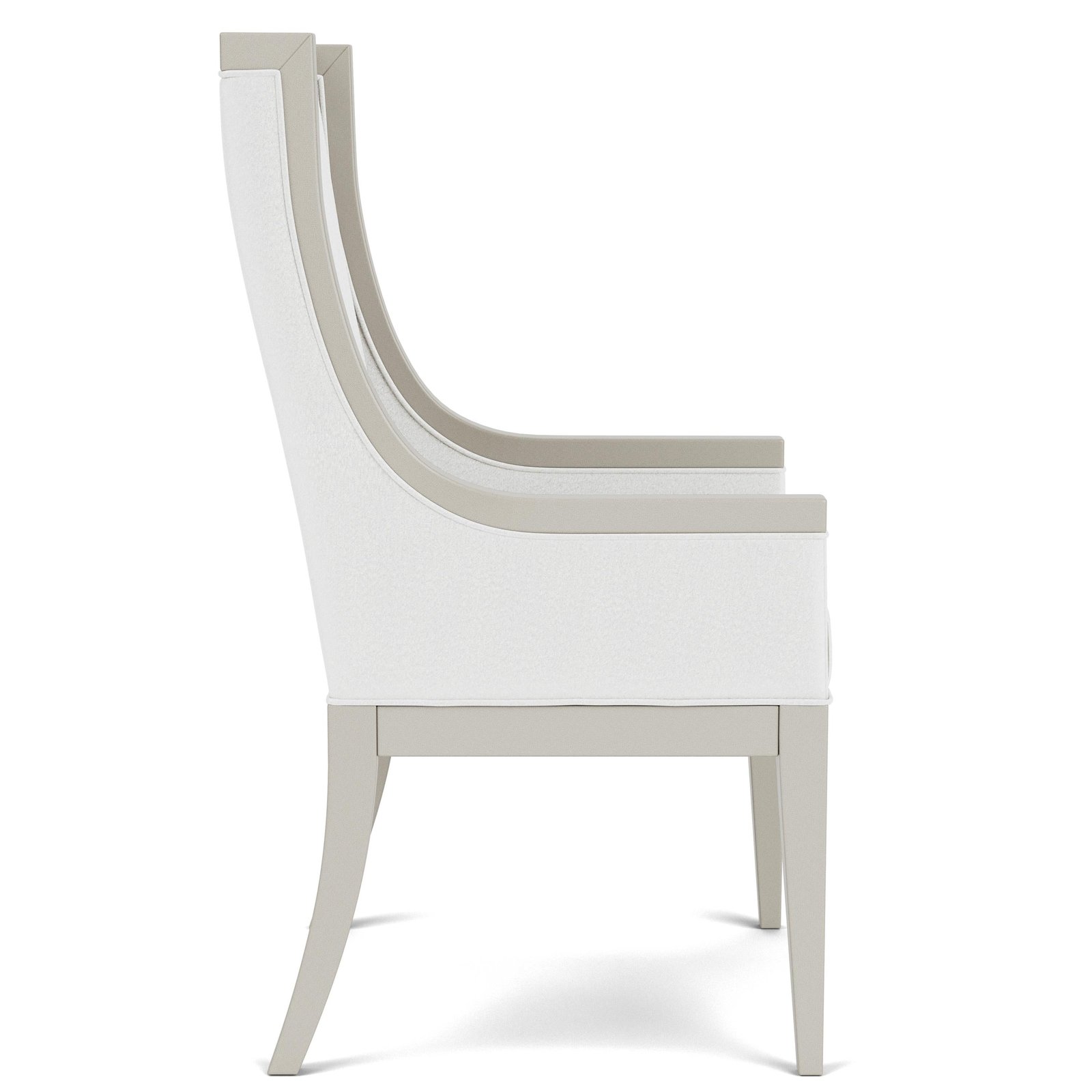 Hepburn Upholstered Host Chair in Platinum Drift - Image 3