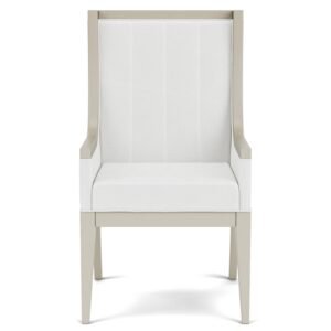 Hepburn Upholstered Host Chair in Platinum Drift