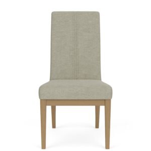 Davie Upholstered Side Chair in Pale Oak