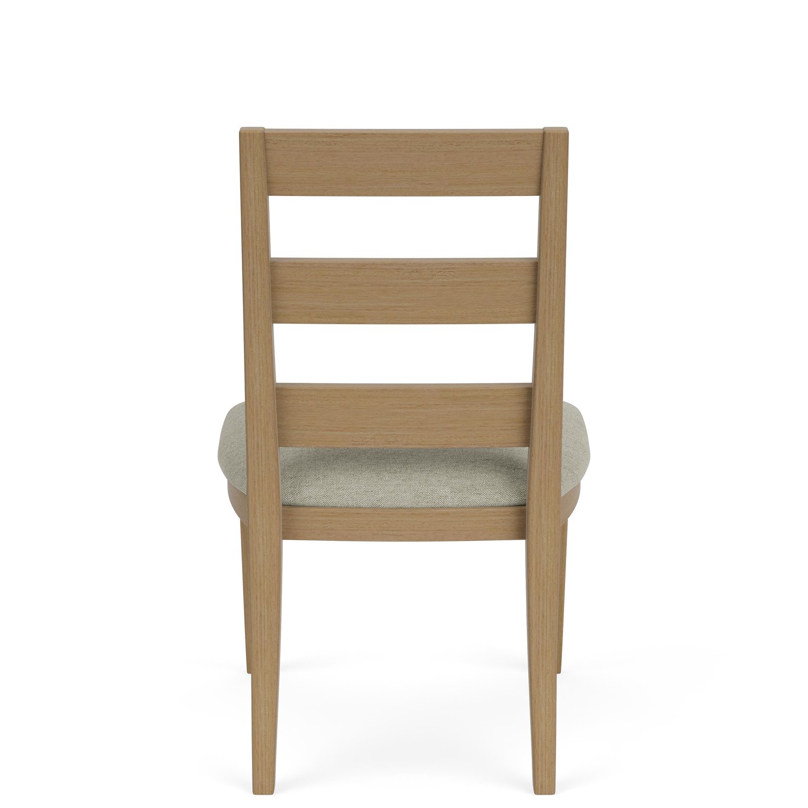 Davie Upholstered Seat Side Chair in Pale Oak - Image 3