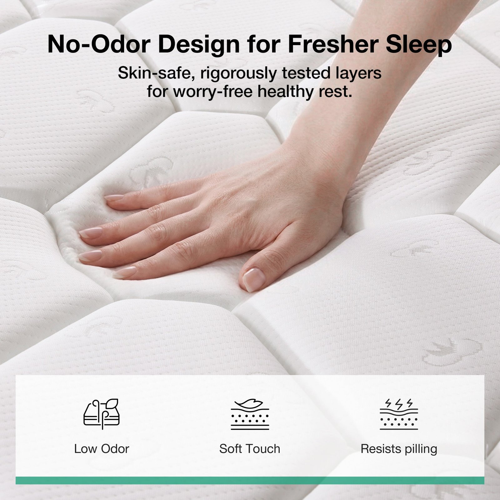 Luna Shift Plus 8 Inch Hybrid Mattress - Image 6