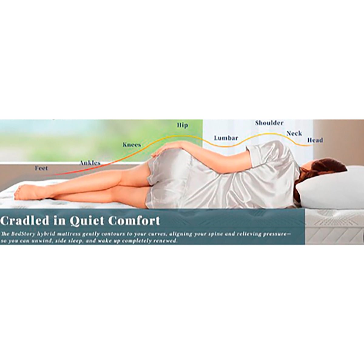 Essential 10 Inch Hybrid Mattress - Image 11