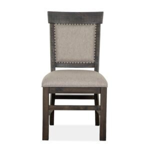 Bellamy Dining Side Chair w/Upholstered Seat & Back (2/ctn) in Peppercorn