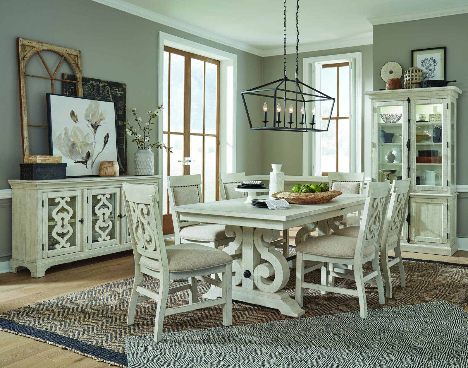 Bronwyn Dining Side Chair w/Upholstered Seat & Back (2/ctn) in Alabaster - Image 7