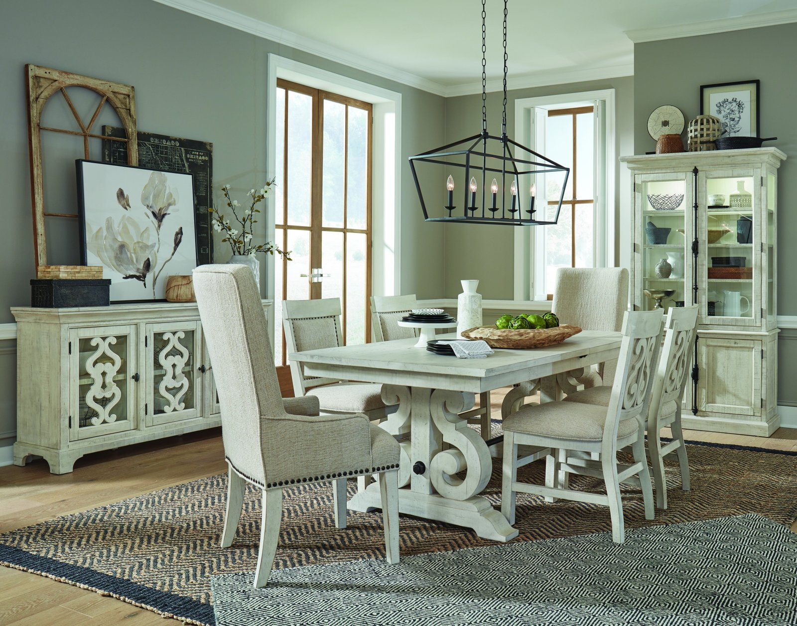 Bronwyn Upholstered Host Side Chair (2/ctn) in Alabaster - Image 6