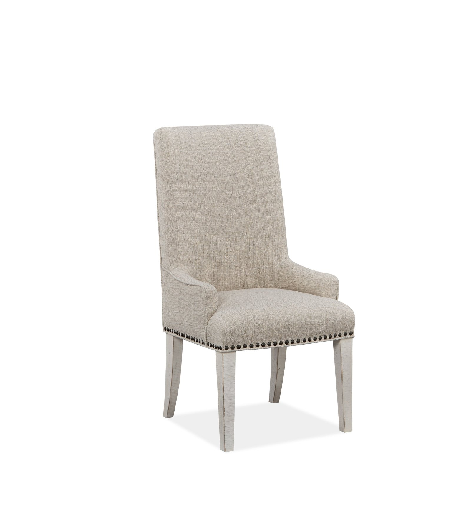 Bronwyn Upholstered Host Side Chair (2/ctn) in Alabaster - Image 4