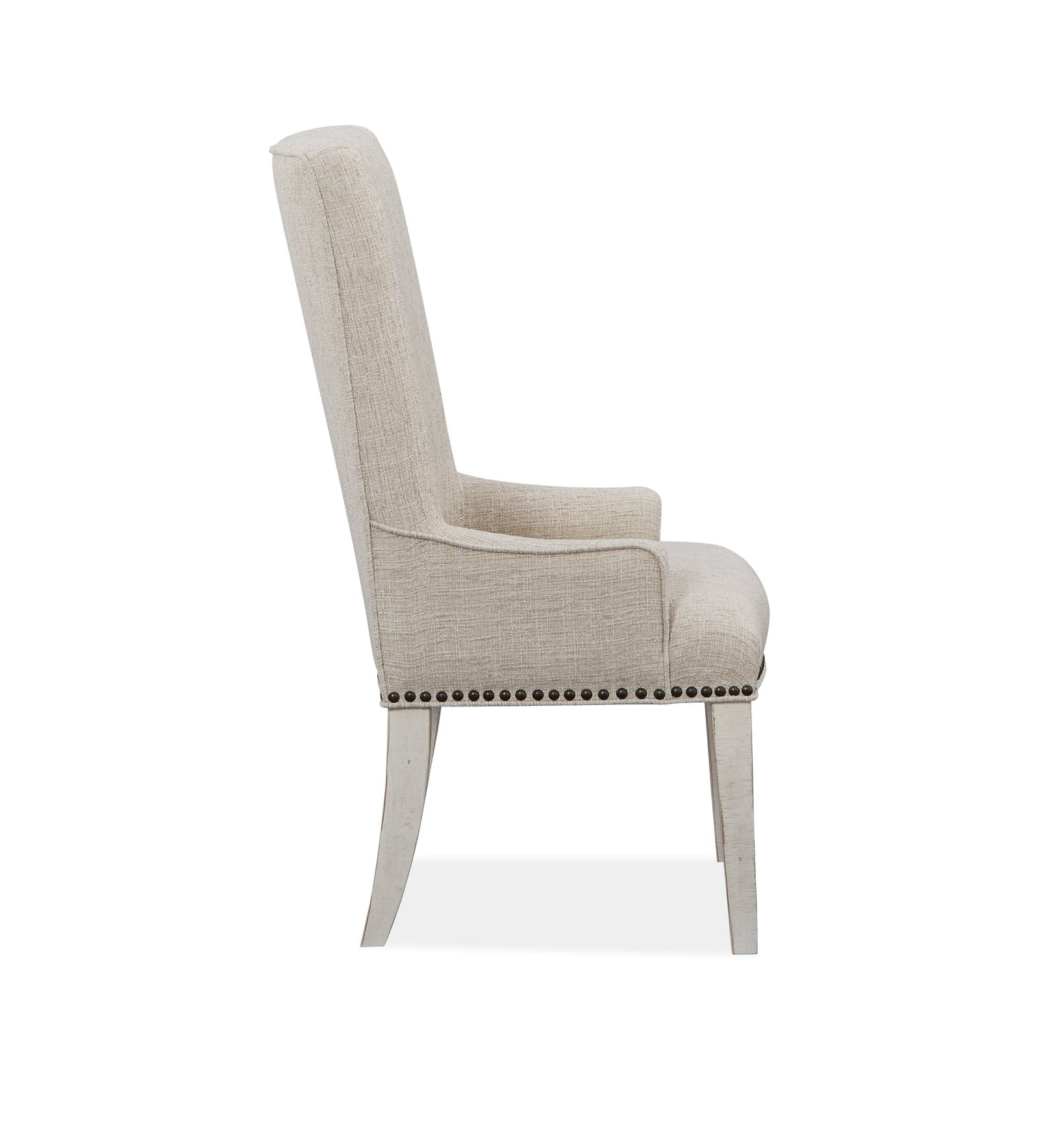 Bronwyn Upholstered Host Side Chair (2/ctn) in Alabaster - Image 2
