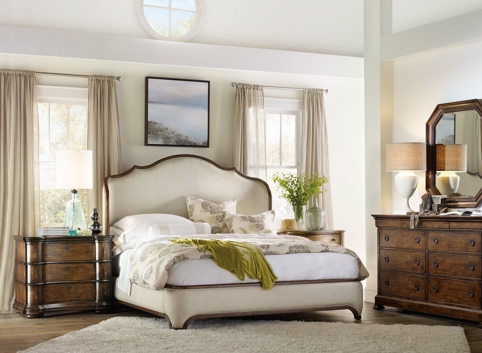 Hooker Furniture Archivist Nine-Drawer Dresser in Dark Wood - Image 7