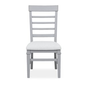 Charleston Dining Side Chair w/Upholstered Seat (2/ctn) A- Grey in Harbor Gray