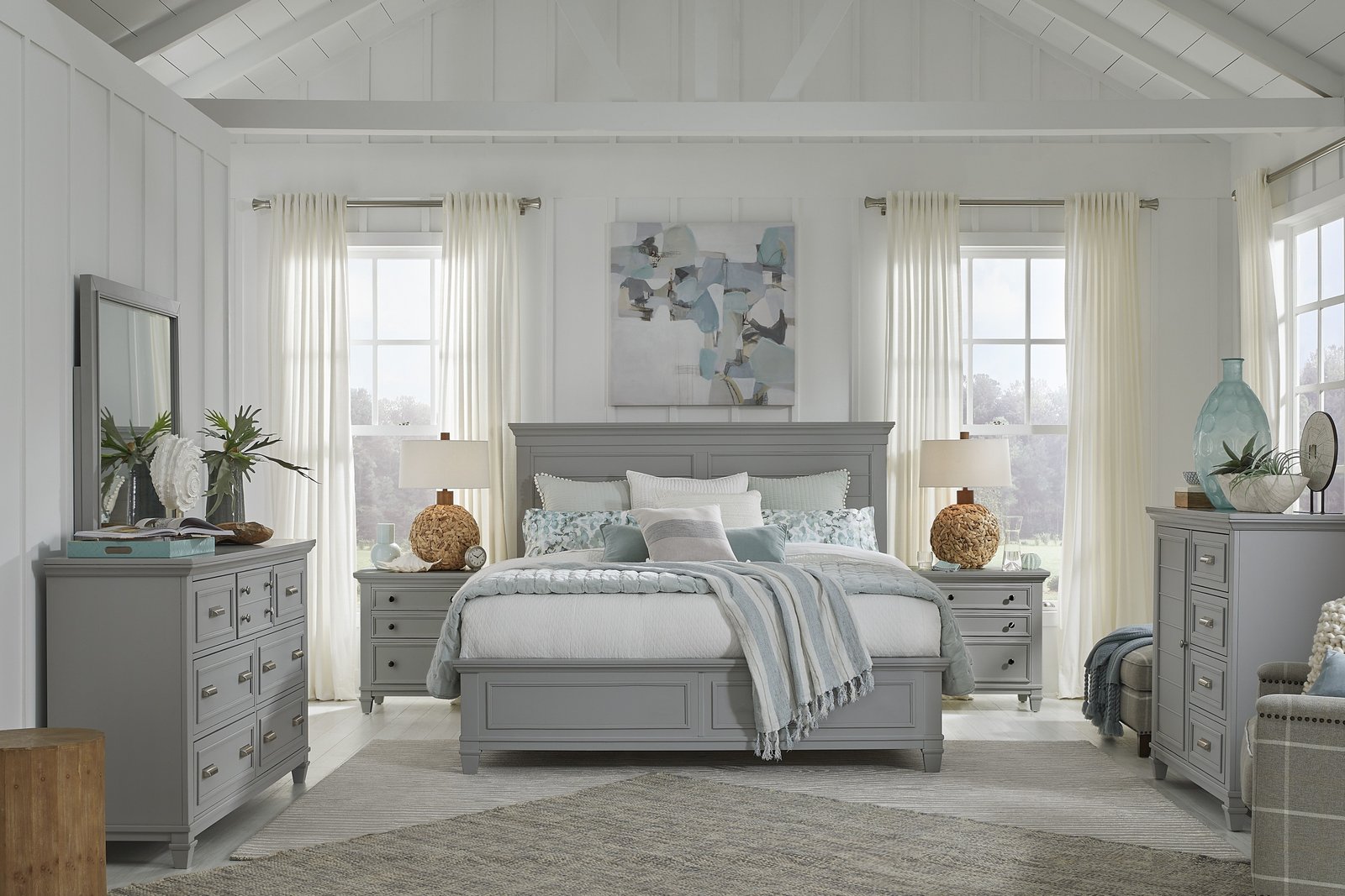 Charleston Drawer Chest in Harbor Gray - Image 4