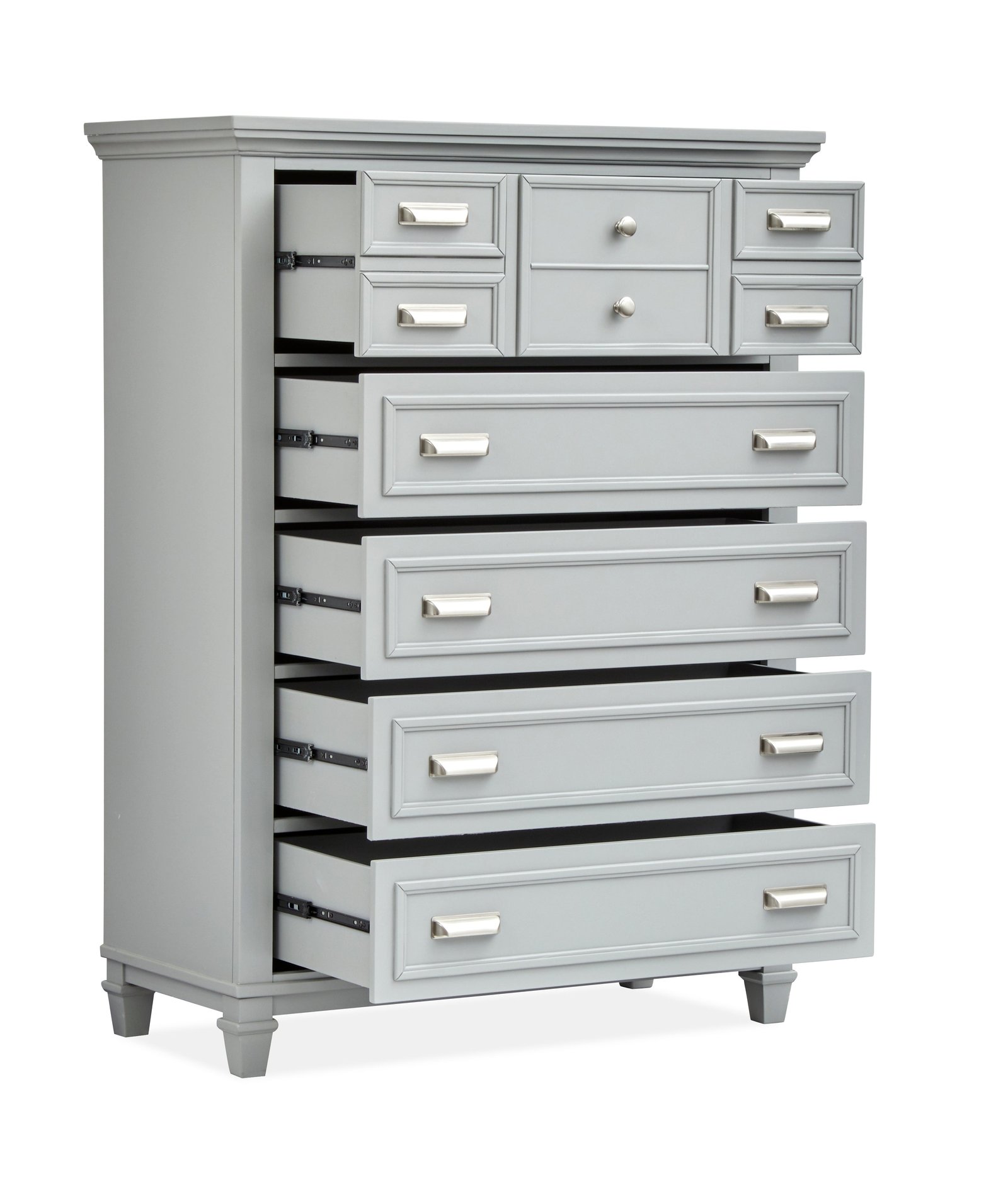 Charleston Drawer Chest in Harbor Gray - Image 3