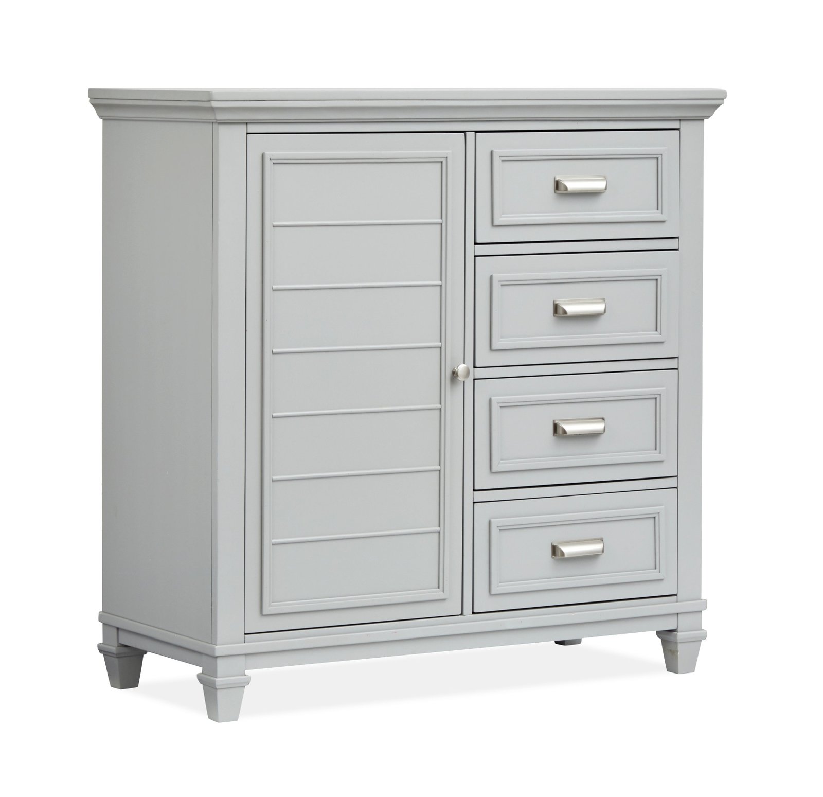 Charleston Door Chest in Harbor Gray - Image 2