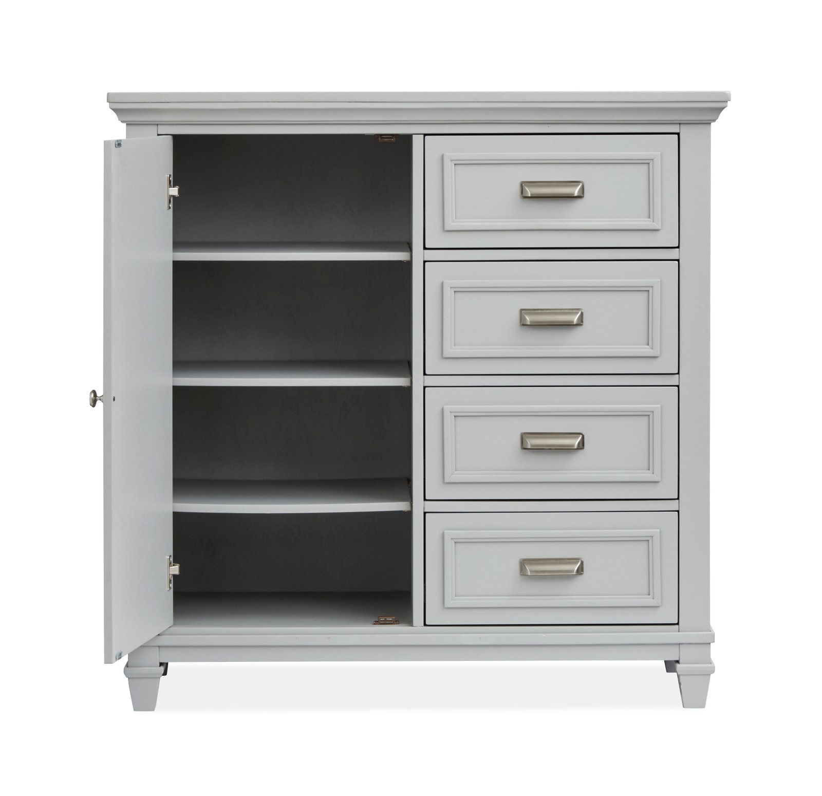Charleston Door Chest in Harbor Gray - Image 3