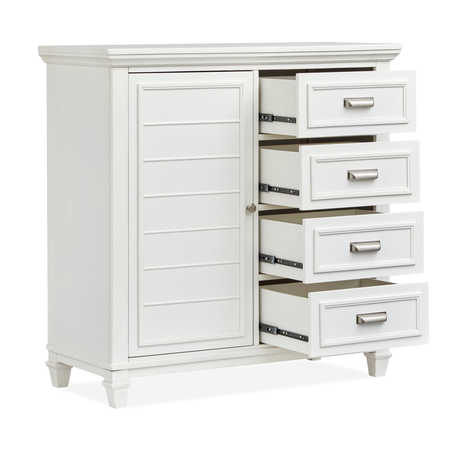 Charleston Door Chest in White Dove - Image 4