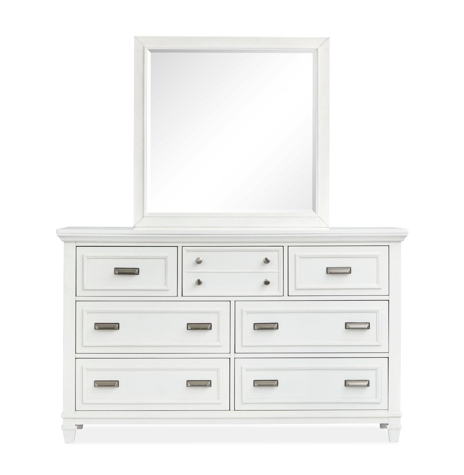 Charleston Drawer Dresser in White Dove