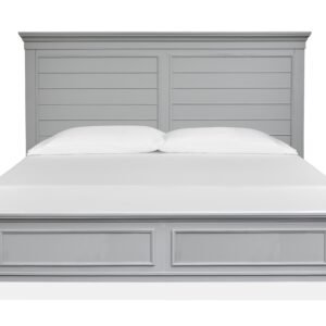 Charleston Panel Bed in Harbor Gray