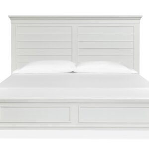 Charleston Panel Bed in White Dove