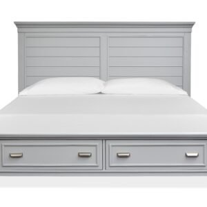 Charleston Panel Storage Bed in Harbor Gray