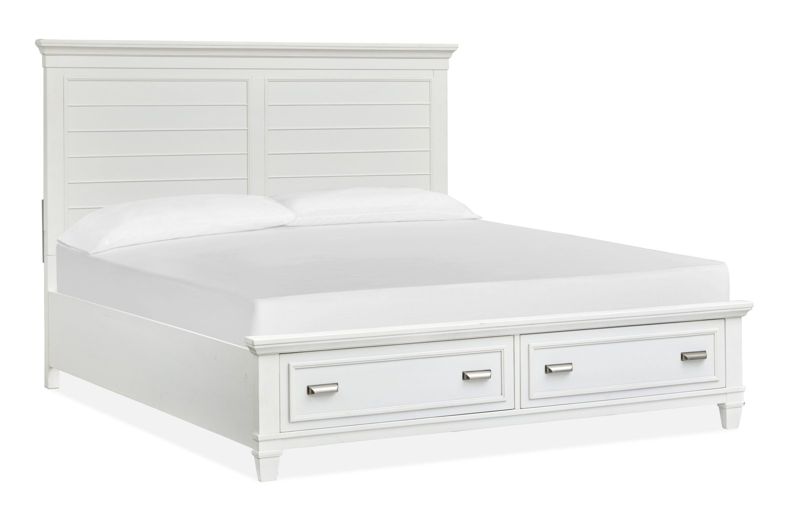 Charleston Panel Storage Bed in White Dove - Image 3