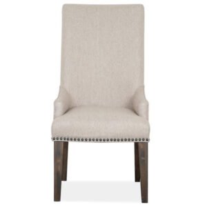 Bellamy Upholstered Host Side Chair (2/ctn) in Peppercorn