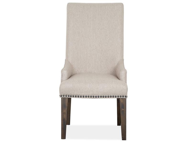 Bellamy Upholstered Host Side Chair (2/ctn) in Peppercorn