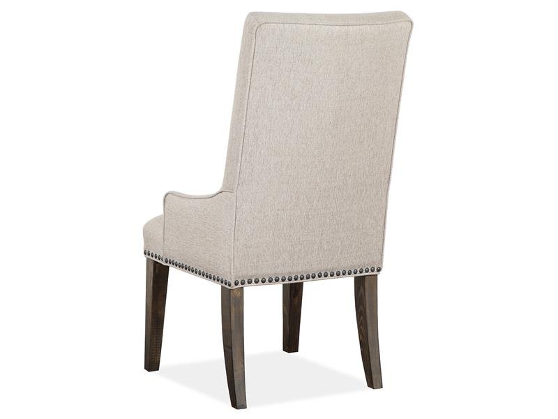 Bellamy Upholstered Host Side Chair (2/ctn) in Peppercorn - Image 2