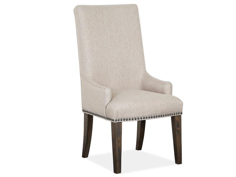 Bellamy Upholstered Host Side Chair (2/ctn) in Peppercorn - Image 4