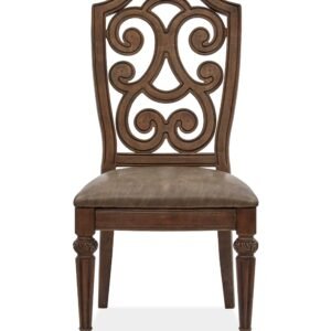Durango Dining Side Chair w/Upholstered Seat (2/ctn) in Willadeene Brown