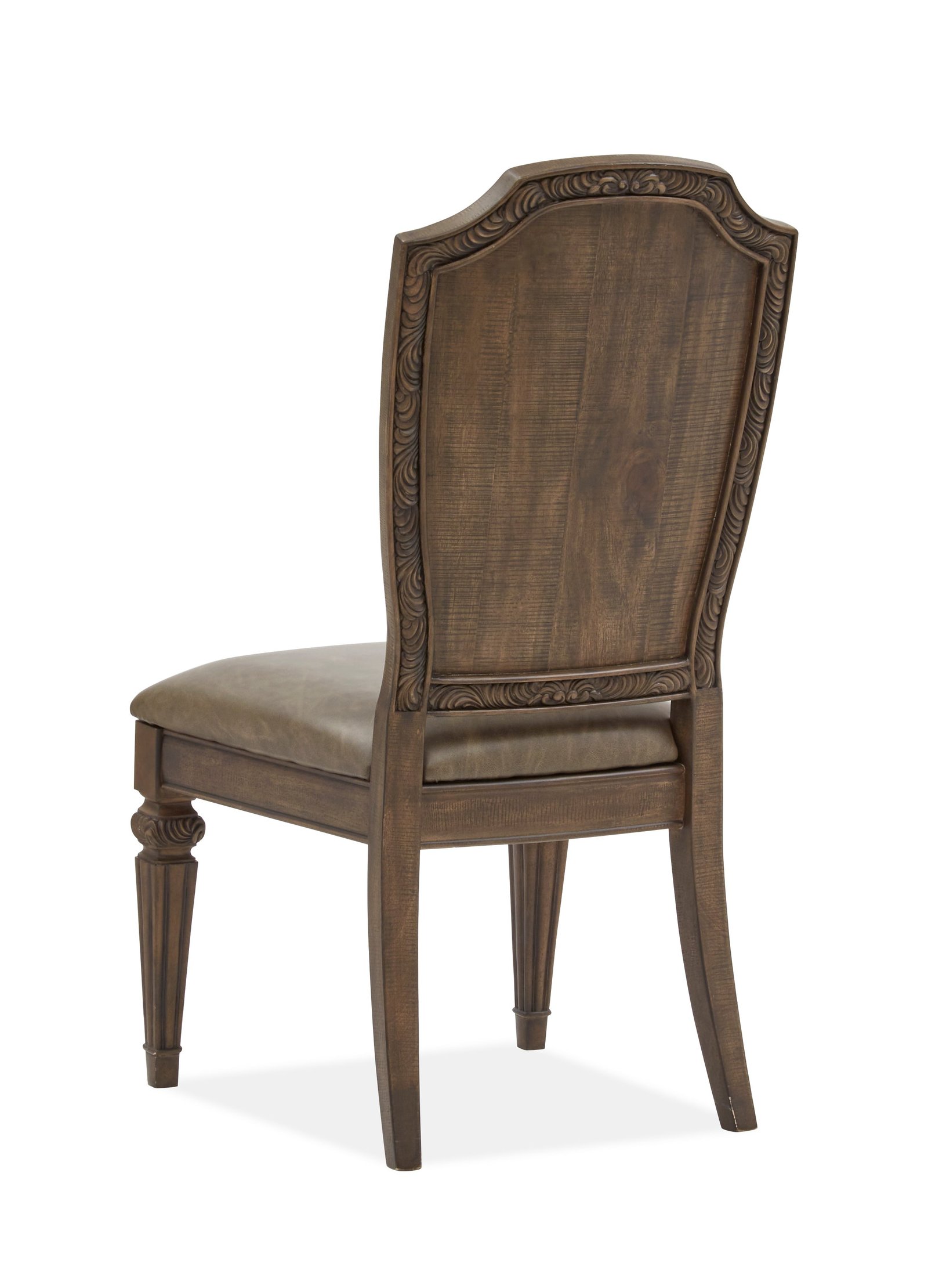 Durango Dining Side Chair w/Upholstered Seat and Back(2/ctn) in Willadeene Brown - Image 4