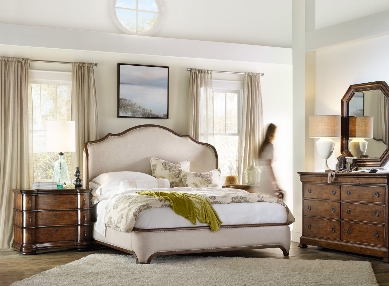 Hooker Furniture Archivist Nine-Drawer Dresser in Dark Wood - Image 6