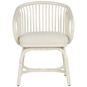 Getaway Aruba Rattan Chair in Egret