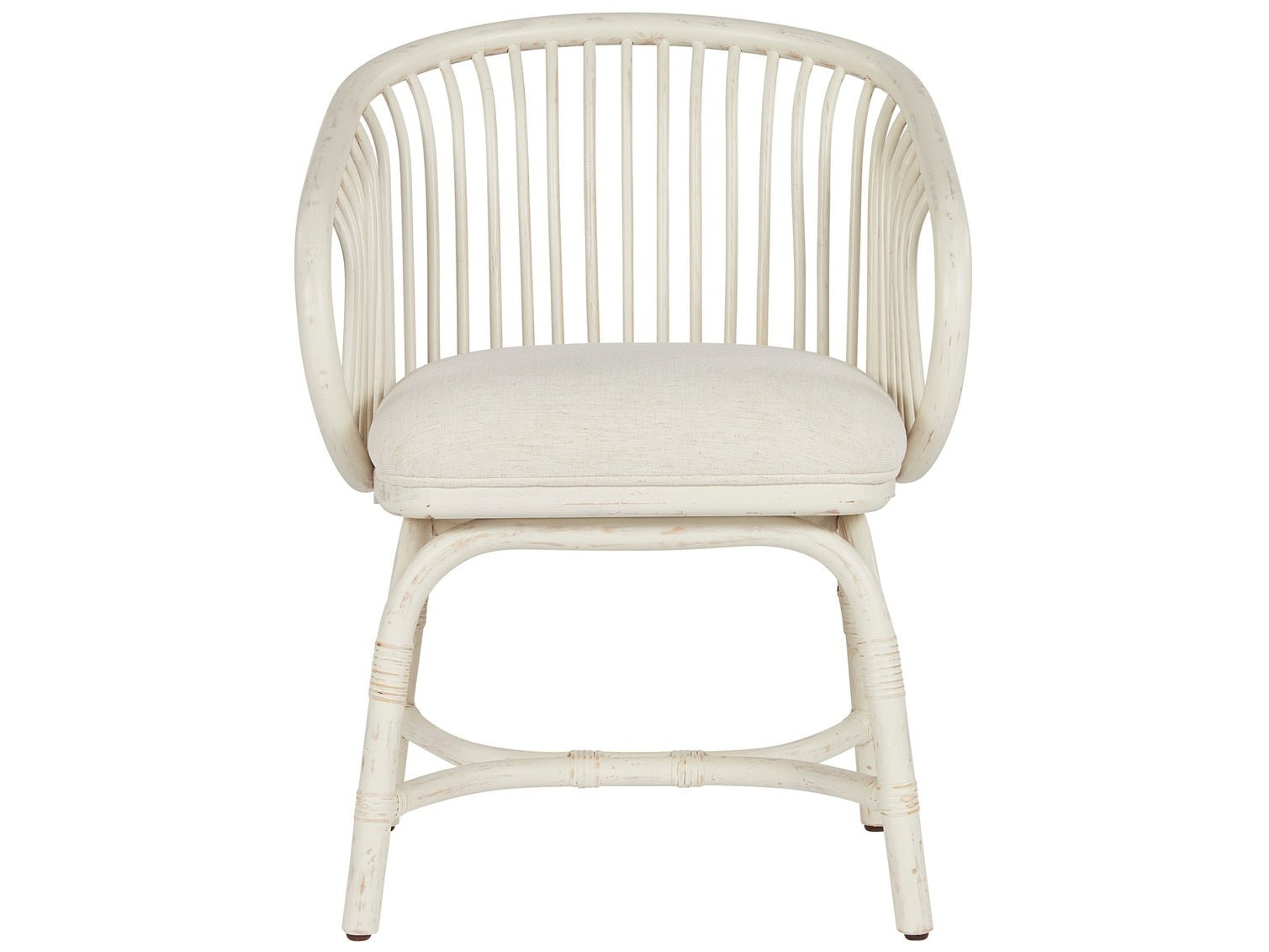 Getaway Aruba Rattan Chair in Egret