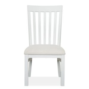 Harper Springs Dining Side Chair with Upholstered Seat (2/ctn) in Silo White