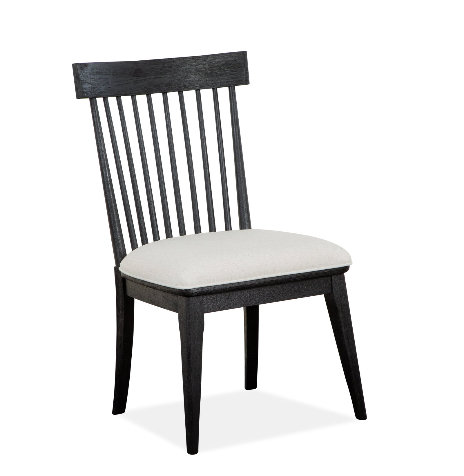 Harper Springs Dining Side Chair w/Uph.Seat&Wood WindsorBack(2/ctn) in Silo White - Image 3