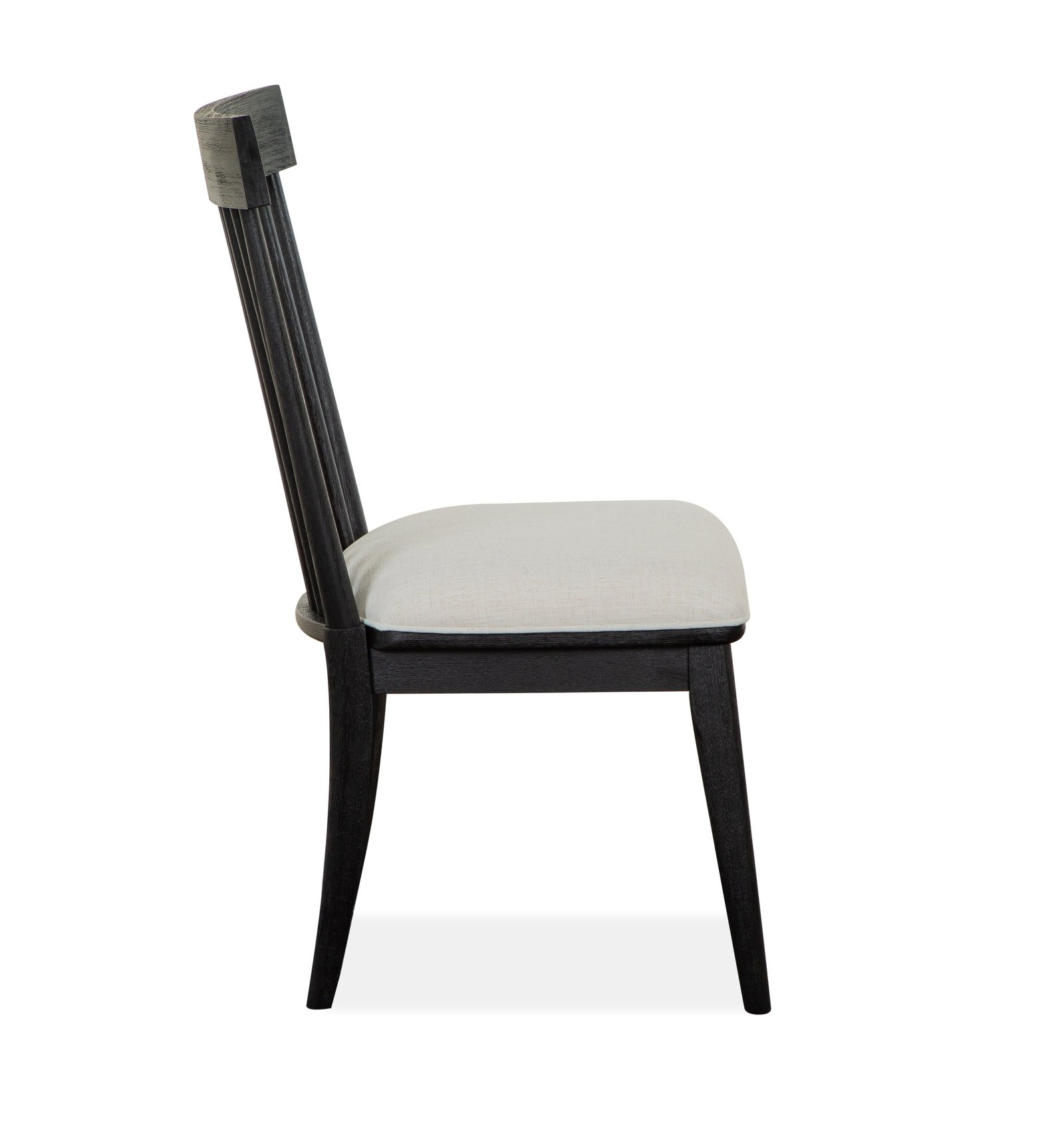 Harper Springs Dining Side Chair w/Uph.Seat&Wood WindsorBack(2/ctn) in Silo White - Image 4
