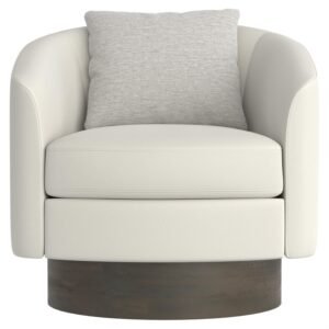Camino Fabric Swivel Chair in Portobello
