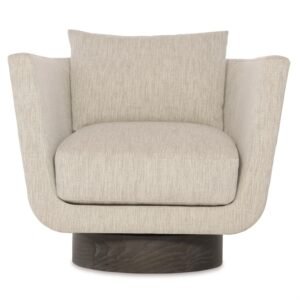 Gemma Fabric Swivel Chair in Portobello