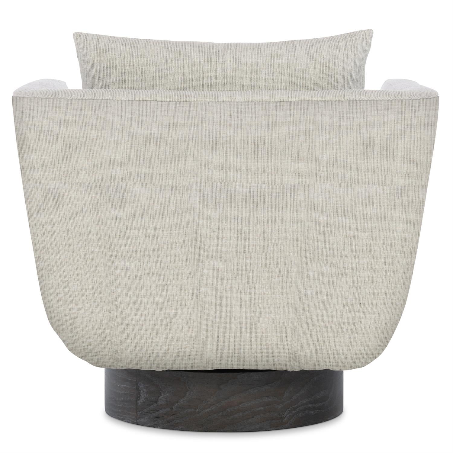 Gemma Fabric Swivel Chair in Portobello - Image 4