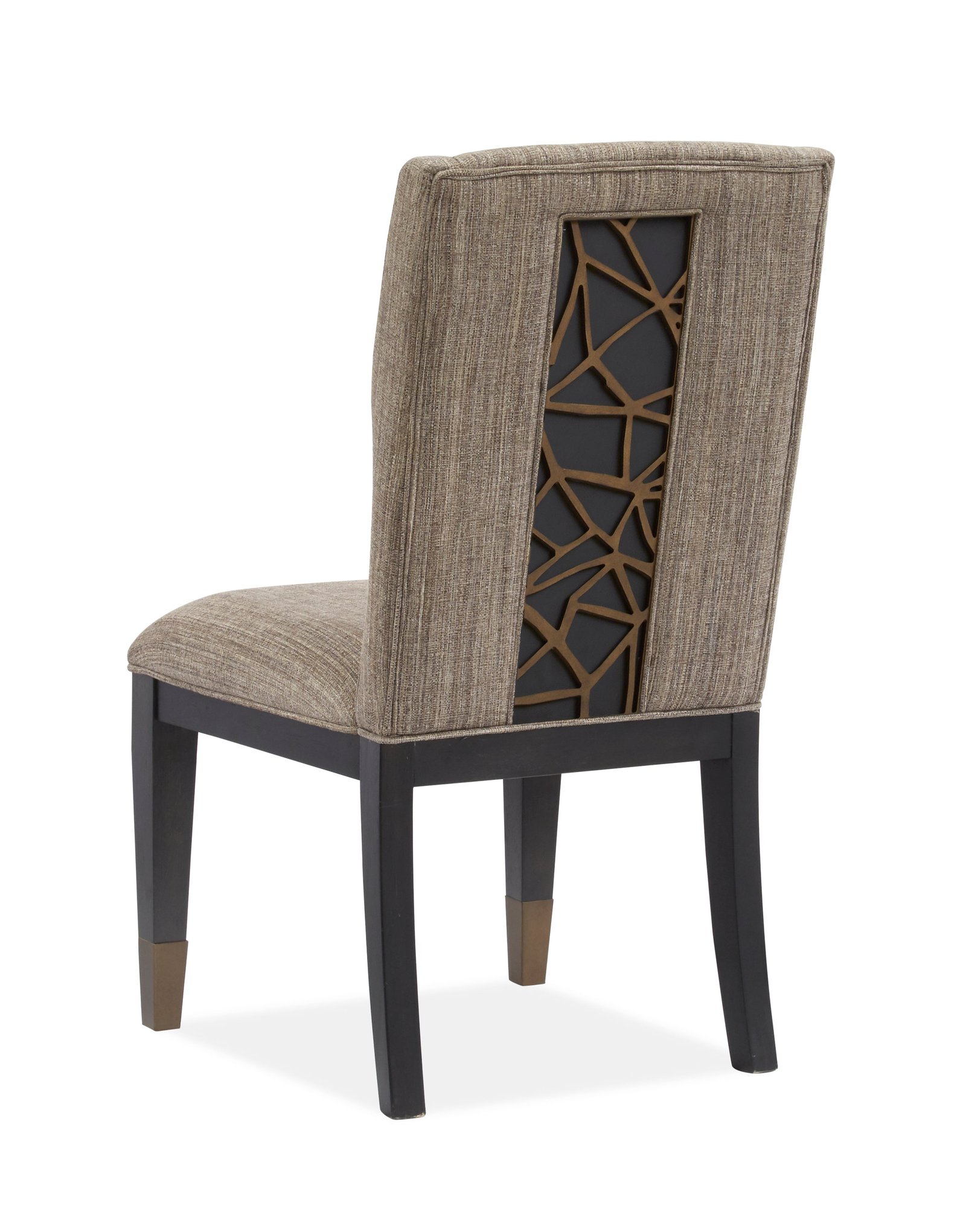 Ryker Upholstered Host Side Chair (2/ctn) in Nocturn Black - Image 3