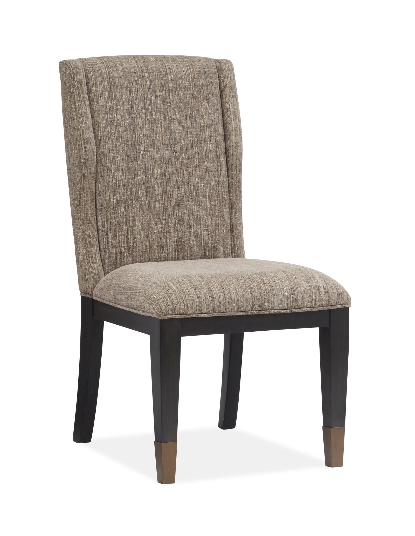 Ryker Upholstered Host Side Chair (2/ctn) in Nocturn Black - Image 2
