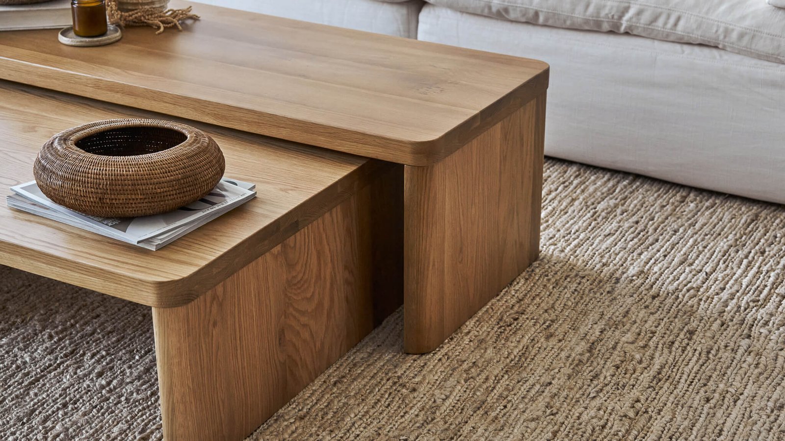 Form Coffee Table Small Oak - Image 4